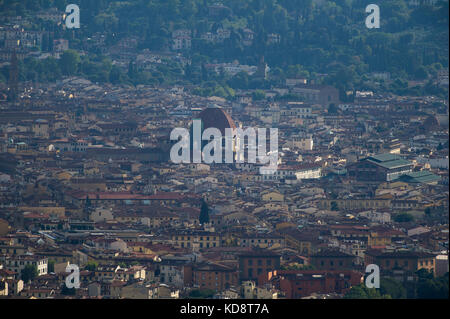 Basilique de San Lorenzo (Basilique de St Laurent) avec chapelle des Médicis dans le centre historique de Florence dans la liste du patrimoine mondial par l'UNESCO à Florence, Tusca Banque D'Images