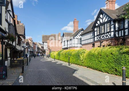 Greyfriars' Maison et jardin dans la région de Friar Street, Worcester, Royaume-Uni Banque D'Images