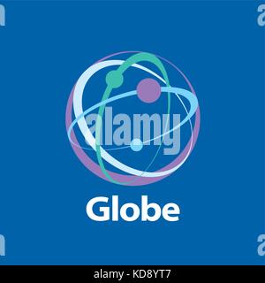 Logo vector globe Illustration de Vecteur