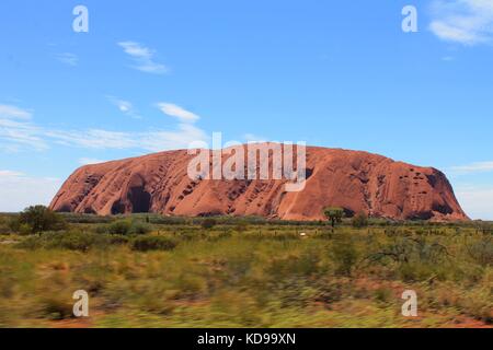 Uluru, Ayers rock, territoire du Nord, Australie, centre rouge Banque D'Images