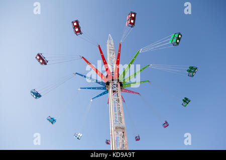 Funfair Bournemouth air show Dorset UK Banque D'Images