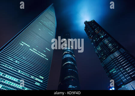 Shanghai city scape, shanghai luajiazui gratte-ciel du quartier des affaires et des finances de Shanghai, Chine. L'Asie. Banque D'Images