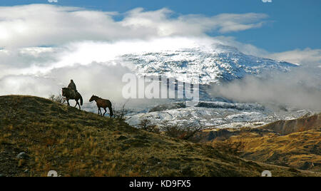 Paysages de Patagonie Banque D'Images