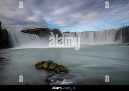 Cascade Godafoss Banque D'Images