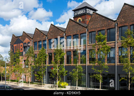 Stubbs Moulin, un bâtiment du xixe siècle rénové maintenant comme espace de bureau moderne, Nouveau, Islington, 4Rs Salford-manchester Manchester, Angleterre, RU Banque D'Images