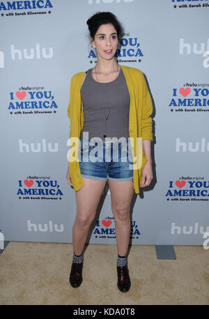 Hollywood, CA, USA. Oct 11, 2017. Sarah Silverman. première de hulu's ''je t'aime, l'Amérique avec Sarah Silverman'' qui a eu lieu au Château Marmont à Hollywood. crédit : birdie thompson/admedia/zuma/Alamy fil live news Banque D'Images