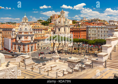 Ancien Forum de Trajan à Rome, Italie Banque D'Images