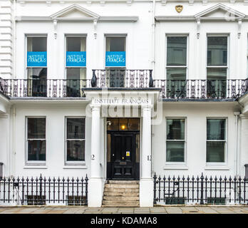 Institut Français de langues - le gouvernement français centre de la langue et de la culture. Cromwell Place, Kensington, Londres, Angleterre, Royaume-Uni. Banque D'Images