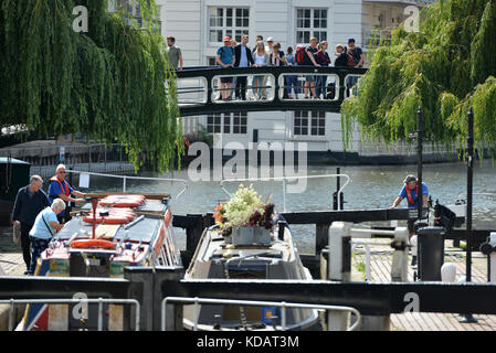 Regents Canal, Camden Lock, Londres. Banque D'Images