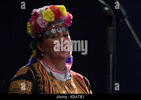 Roma Italie - 21 juillet 2017 - - centre commercial porta di Roma à rome - Goran Bregovic effectue vivent dans centre commercial porta di roma devant ses fans Banque D'Images