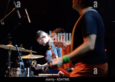 Barcelone - 4 juin : Shellac (hard rock music band) produisent en concert au Primavera Sound Festival 2017 le 4 juin 2017 à Barcelone, Espagne. Banque D'Images