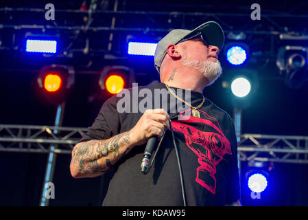 Madrid - 22 juin : house of pain (groupe de hip-hop américain) produisent en concert à télécharger (heavy metal music festival) le 22 juin 2017 à Madrid, Espagne. Banque D'Images