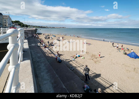 Promenade de Colwyn Bay dans le Nord du Pays de Galles UK Banque D'Images
