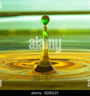 gouttes d’eau Banque D'Images