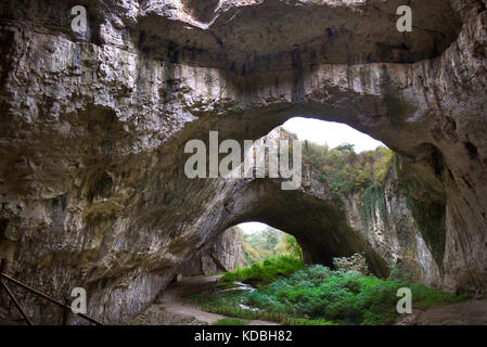 Grotte Devetashka, Bulgarie Banque D'Images