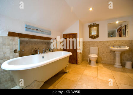 Salle de bains familiale Banque D'Images