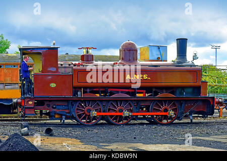 North Shields North Tyneside Stephenson Railway Museum Consett Iron Company locomotive À moteur à vapeur A No 5 Banque D'Images