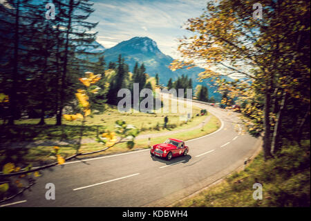 Memorial Jochpass - course de voiture classique - Allemagne Banque D'Images