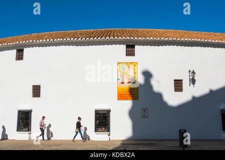 Real Maestranza de Caballeria, Plaza de Toros. Bullring Ronda. Málaga province Costa del sol, Andalousie. Europe du sud de l'Espagne Banque D'Images