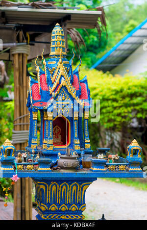 Place pour prier dans tayland street close up Banque D'Images