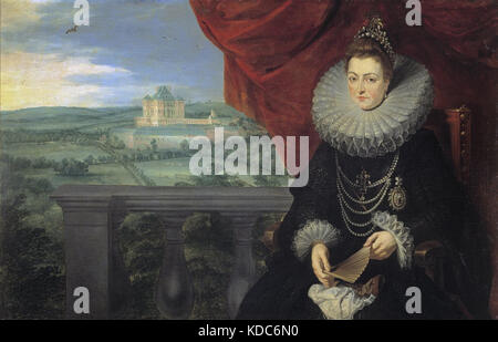 L'Infanta Isabel Clara Eugenia Rubens, Peter Paul C.1615 - Musée du Prado Madrid Banque D'Images