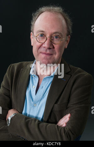 L'historien britannique, auteur, critique et chroniqueur Ben Macintyre assiste à un photocall au cours de l'Edinburgh International Book Festival, août 2017 je Banque D'Images