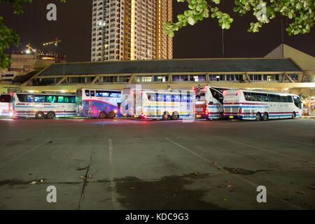 Chiang Mai, Thaïlande - 10 octobre 2017 : présentation de la gare routière de Chiangmai. photo à la gare routière de Chiangmai, Thaïlande. Banque D'Images