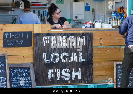 La cabane poisson casse-croûte, dungeness, Kent, UK Banque D'Images