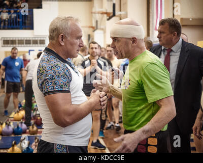 Vyacheslav khoroneko est de Bobrouïsk. est né le 6 juin 1961. vit à Minsk. plusieurs champion et recordman du monde, l'Europe, l'Urss Banque D'Images