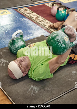 Vyacheslav khoroneko est de Bobrouïsk. est né le 6 juin 1961. vit à Minsk. plusieurs champion et recordman du monde, l'Europe, l'Urss Banque D'Images