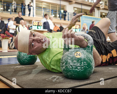 Vyacheslav khoroneko est de Bobrouïsk. est né le 6 juin 1961. vit à Minsk. plusieurs champion et recordman du monde, l'Europe, l'Urss Banque D'Images