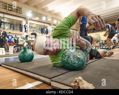 Vyacheslav khoroneko est de Bobrouïsk. est né le 6 juin 1961. vit à Minsk. plusieurs champion et recordman du monde, l'Europe, l'Urss Banque D'Images