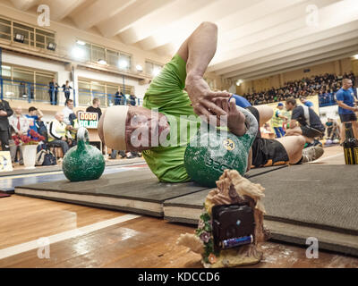 Vyacheslav khoroneko est de Bobrouïsk. est né le 6 juin 1961. vit à Minsk. plusieurs champion et recordman du monde, l'Europe, l'Urss Banque D'Images