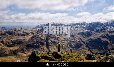 Paysage panoramique du Lake District Banque D'Images