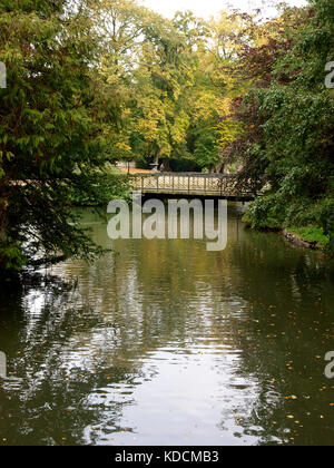 Pavilion gardens, Buxton, le Peak District, Derbyshire, Royaume-Uni Banque D'Images