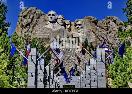 John day fossil jumeaux national monument oregon Banque D'Images