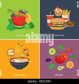 Série de télévision concept design d'alimentation Illustration de Vecteur