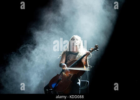 Madrid - 24 juin : apocalyptica (cello metal band) produisent en concert à télécharger (heavy metal music festival) le 24 juin 2017 à Madrid, Espagne. Banque D'Images