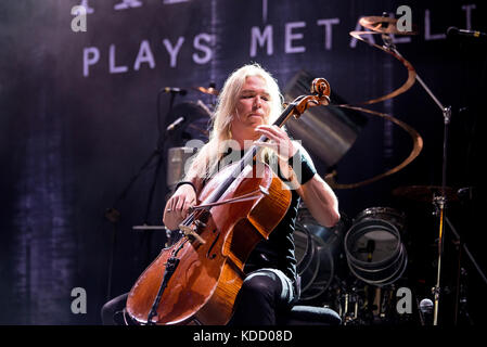 Madrid - 24 juin : apocalyptica (cello metal band) produisent en concert à télécharger (heavy metal music festival) le 24 juin 2017 à Madrid, Espagne. Banque D'Images