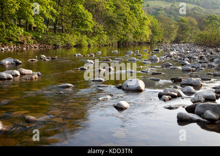 La rivière swale près de gunnerside swaledale, dans le Yorkshire. Banque D'Images