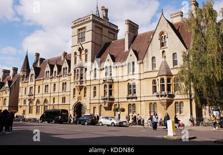 Oxford Oxfordshire, UK - Balliol College, fondé en 1263, est l'un des collèges de l'université d'Oxford en Angleterre photo prise Banque D'Images