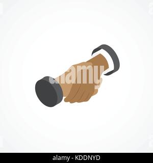 Poignée de l'icône 3d illustration isométrique Illustration de Vecteur