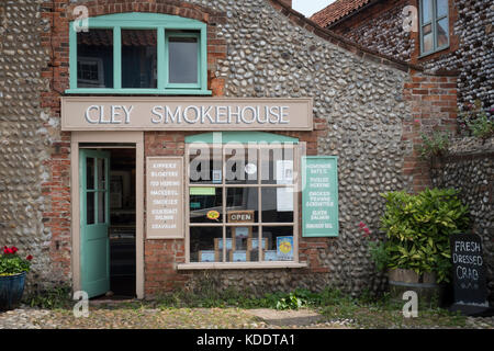 CLEY Smokehouse CLEY à côté de la mer Norfolk Angleterre Banque D'Images