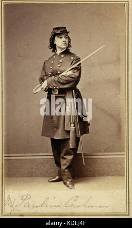 Pauline Cushman, Major (Union Européenne) Banque D'Images