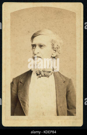 Ce portrait des années 1870 de Noah Miller Ludlow, figure influente née en 1795, a été réalisé par A.J. Fox. Ludlow a joué un rôle clé dans diverses questions sociétales et juridiques à son époque, en particulier aux États-Unis. Banque D'Images