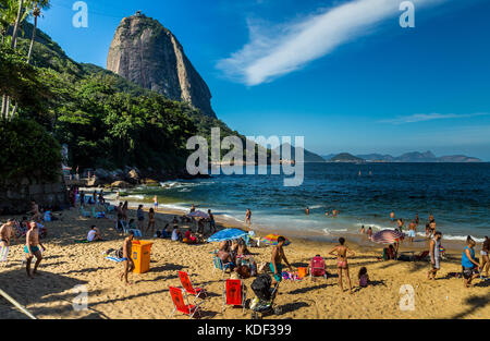 Vermelha Beach, Rio de Janeiro, Brésil Banque D'Images