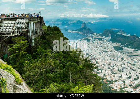 Rio De Janeiro skyline Banque D'Images