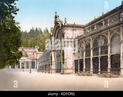 1900 Kreuzbrunnen Marienbad Banque D'Images
