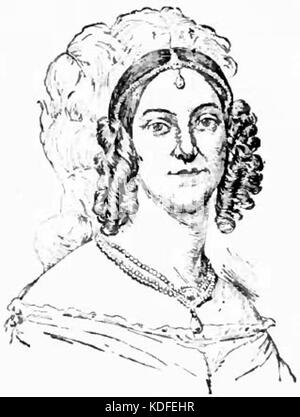 Présidents Angelica Van Buren Banque D'Images