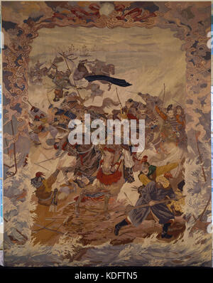 Kawashima Jimbei Ii l'invasion mongole Google Art Project Banque D'Images